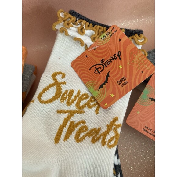 New Disney HALLOWEEN Crew Socks  MINNIE, Stitch, Spongebob, Wednesday - Picture 13 of 16